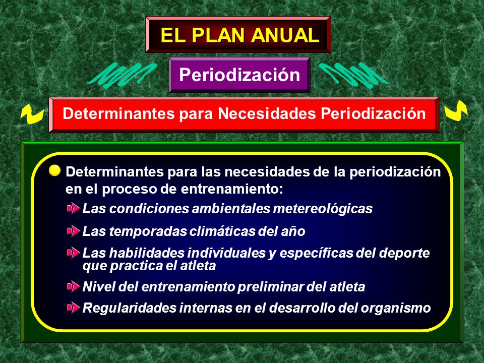 Plan de entrenamiento anual atletismo